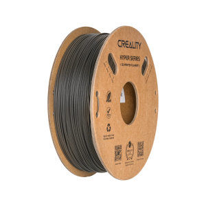 Creality Hyper PLA-CF carbon fibre filament in greyish yellow, 1kg spool, 1.75mm, with a matte finish