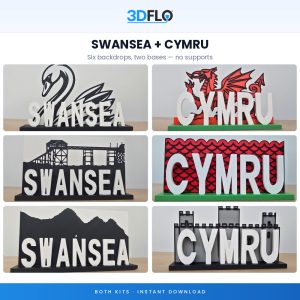 SWANSEA + CYMRU Bundle — STL Files (Digital Download)